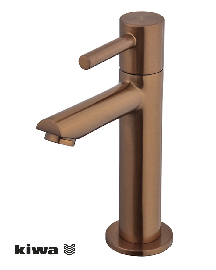 Caral Amador fonteinkraan XL Kiwa 1/2'' geborsteld brons koper PVD