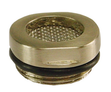 Caral Amador schuimstraalbreker fonteinkraan geborsteld staal PVD