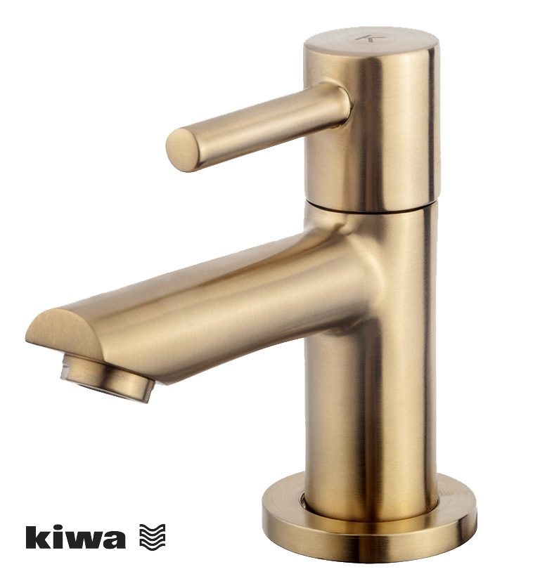 Caral Amador fonteinkraan Kiwa 1/2'' geborsteld messing PVD