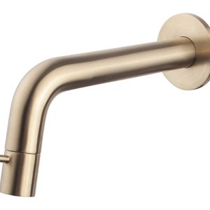 Caral Sophia fonteinkraan inkortbaar met muurbevestiging 1/2" geborsteld messing PVD