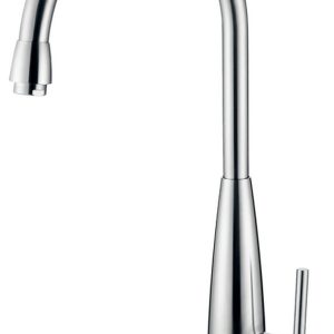 Clark keukenkraan met hooggebogen uitloop RVS