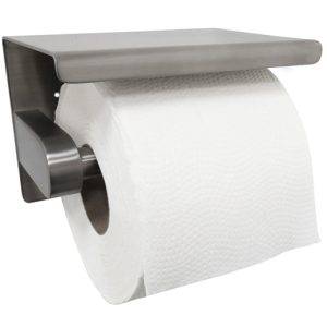 Brush toiletrolhouder RVS