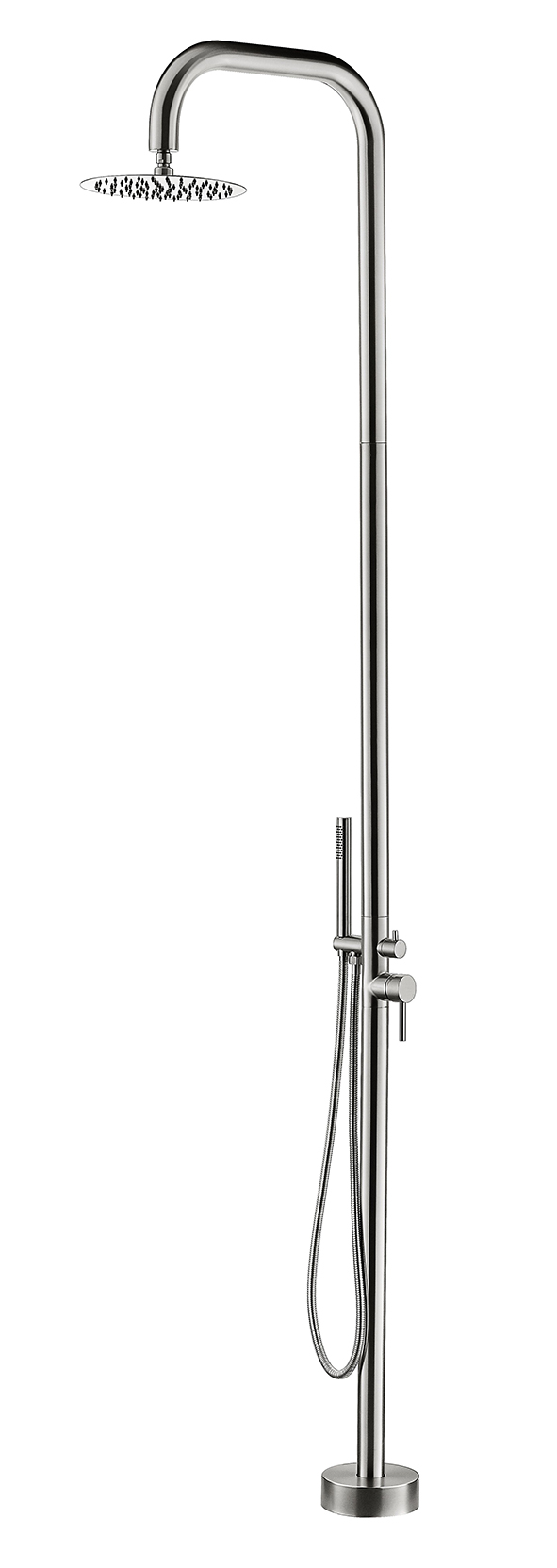 Sole buitendouche met handdouche RVS