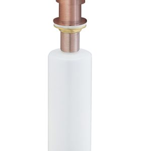 inbouw zeeppompje geborsteld koper kunststof fles 250ml