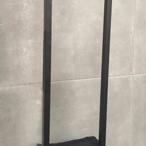 Loft handdoekrek 95 x 25 x 20 cm mat zwart