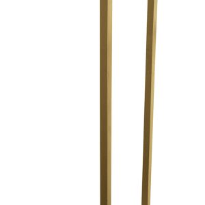 Loft handdoekrek 95 x 25 x 20 cm geborsteld messing PVD