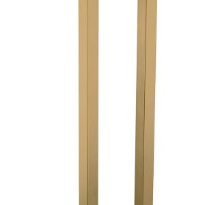 Loft handdoekrek 50 x 12.5 x 12.5 cm geborsteld messing PVD