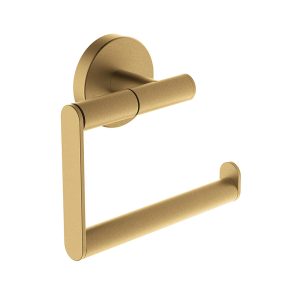 Alonzo toiletrolhouder zonder klep geborsteld messing PVD