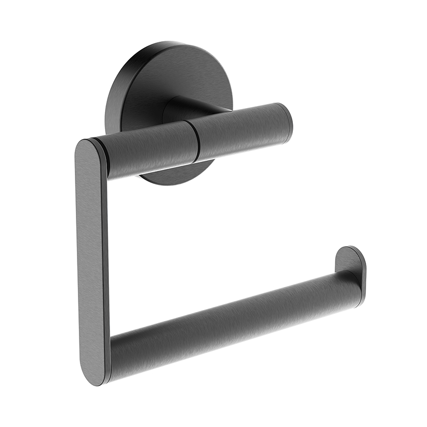 Alonzo toiletrolhouder zonder klep gunmetal PVD