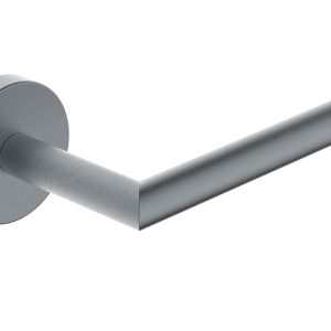 Alonzo toiletrolhouder met vaste arm gunmetal PVD