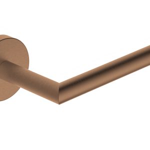 Alonzo toiletrolhouder met vaste arm geborsteld brons koper PVD