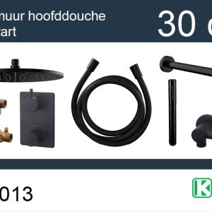 one-pack inbouwthermostaatset rond type 304 MZ (30cm)