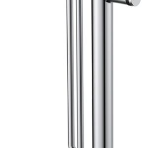 Sphere thermostatische badmengkraan vrijstaand chroom