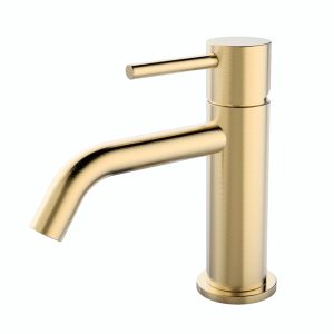 Style wastafelkraan geborsteld messing PVD