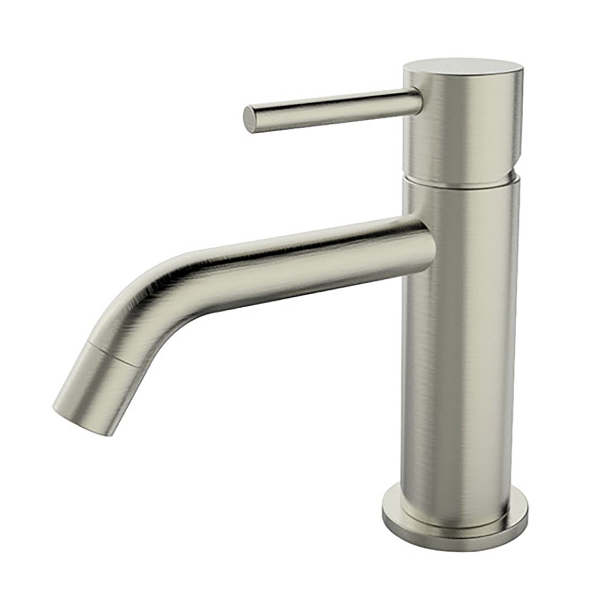 Style wastafelkraan geborsteld staal PVD