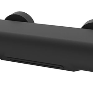 Style thermostatische badmengkraan waterval cooltouch mat zwart