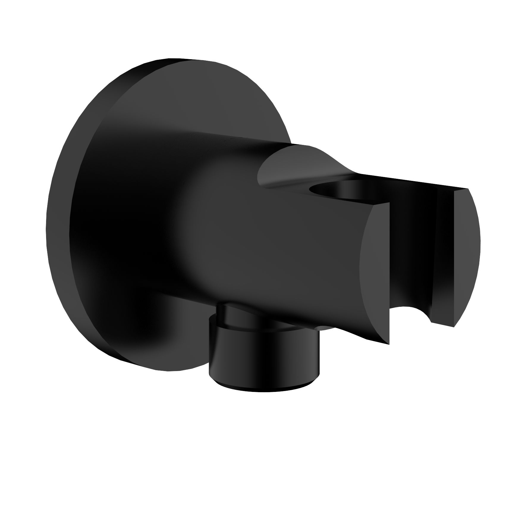 UniMatch wandaansluitbocht met handdouchehouder rond 1/2