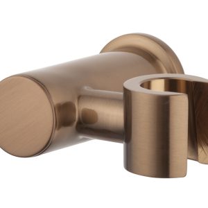 UniMatch wandhanddouchehouder kantelbaar geborsteld brons koper PVD