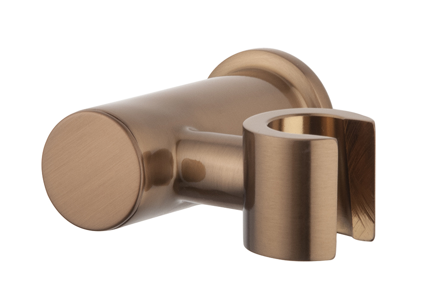 UniMatch wandhanddouchehouder kantelbaar geborsteld brons koper PVD