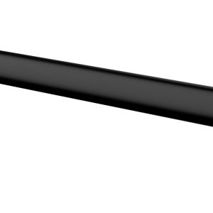 UniMatch douchearm recht met muurbevestiging 45 cm mat zwart