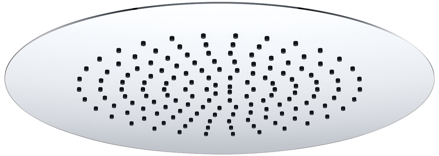 Ufo hoofddouche plafond rond inbouw 50 cm chroom