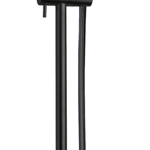 UniMatch Cadans glijstangset compleet met handdouche 3 standen Ã 8 cm mat zwart