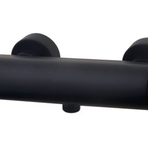 Caral Cool Touch thermostatische douchemengkraan mat zwart