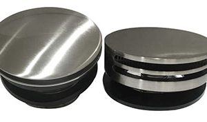 Caral afbouwdeel rond badafvoer met overloop en vulfunctie chroom