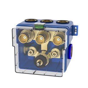 Caral Klik Pro inbouwbox douchethermostaat 3 weg