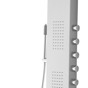 Ohio thermostatische douchekolom 158x20 cm RVS
