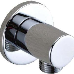 UniMatch wandaansluitbocht rond 1/2" chroom