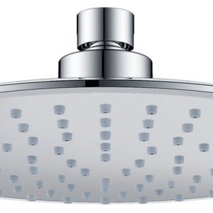 Hoofddouche rond 20 cm chroom/grijs