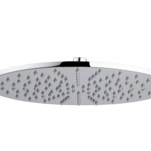 UniMatch hoofddouche rond 30 x 0,8 cm chroom