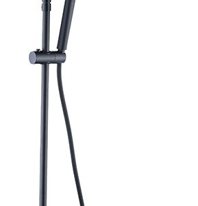 Twenty eco thermostatische regendoucheset opbouw rond mat zwart