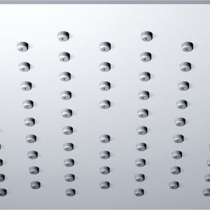 Ufo hoofddouche vierkant 20 cm chroom