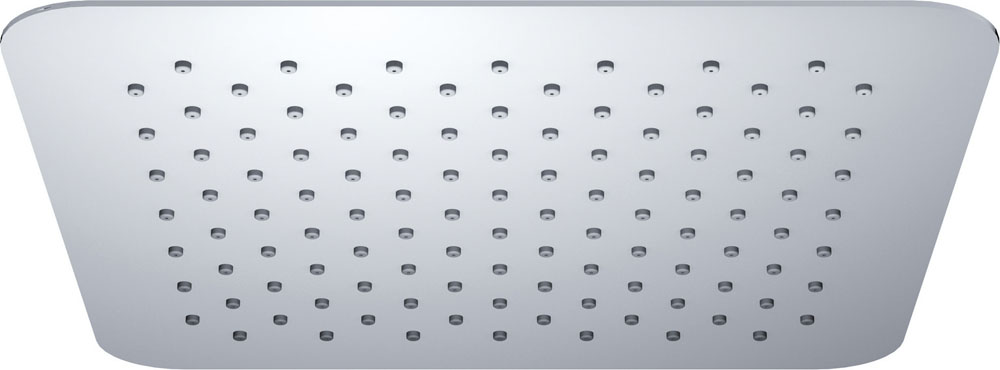 Ufo hoofddouche vierkant 50 cm chroom