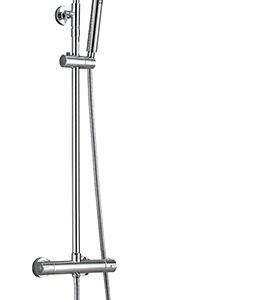 Twenty eco thermostatische regendoucheset opbouw rond chroom