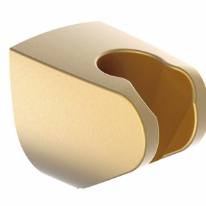 UniMatch wandhanddouchehouder kunststof geborsteld messing PVD