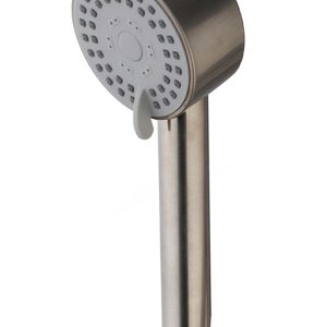 UniMatch Cadans handdouche 3 standen Ã 8 cm geborsteld staal PVD