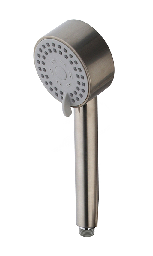 UniMatch Cadans handdouche 3 standen à 8 cm geborsteld staal PVD