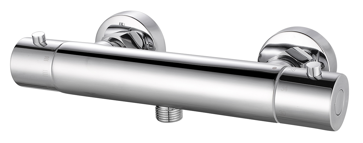 Rio thermostatische douchemengkraan 15 cm chroom