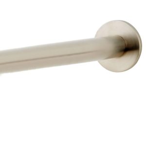 Caral baduitloop rond 30 cm 1/2'' geborsteld staal PVD