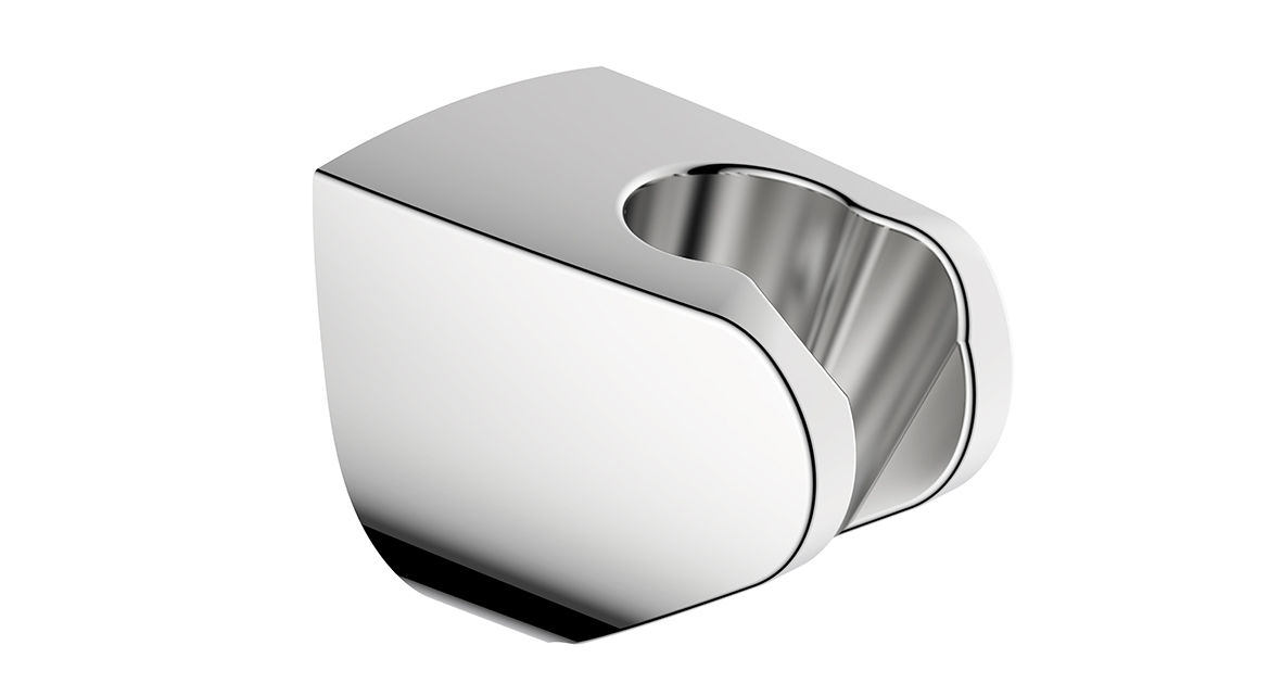 UniMatch wandhanddouchehouder kunststof chroom