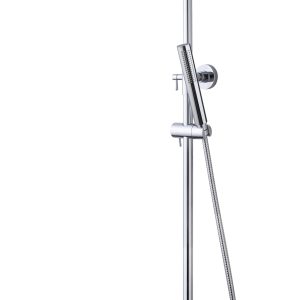 Caral thermostatische regendoucheset opbouw chroom