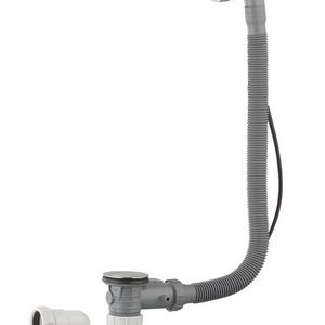 Badafvoer en overloopcombinatie met pop-up waste chroom