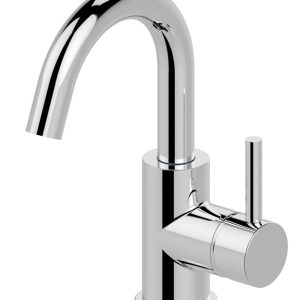 Caral wastafelkraan met draaibare uitloop chroom