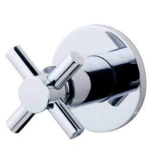 Cross stopkraan inbouw 1/2'' chroom