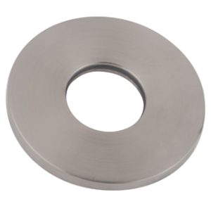 Caral rozet uitloop eenhendel wastafelkraan 65 mm geborsteld staal PVD