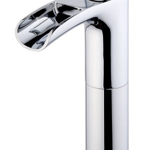 Alegra wastafelkraan waterval hoog chroom