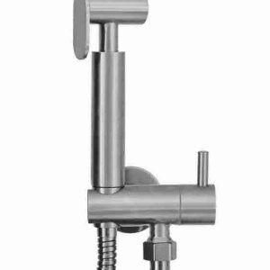 304 bidetset met handdouche en doucheslang geborsteld RVS